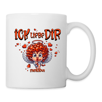 ICK LIEBE DIR-Tasse - Weiß