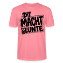 Berlin Shirt mit Berliner Spruch-DIT MACHTE URST LUNTE-Unisex bio T-Shirt - Pink 