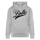 ICK FREU MA WIE BOLLE-Unisex Bio-Hoodie - Grau meliert