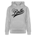 ICK FREU MA WIE BOLLE-Unisex Bio-Hoodie - Grau meliert