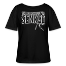 JEH MIR NICH UFF'N SENKEL-Rundhals Frauen Bio-T-Shirt II - Schwarz