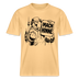 Berlin Souvenir mit Berliner Schnauze-MACH HINNE- RELAXED FIT Unisex Organic T-Shirt - Hellgelb