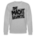 lustiger Berliner Spruch-DIT MACHT URST LUNTE-Unisex Bio-Sweatshirt - Grau meliert