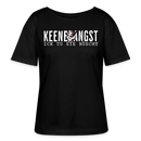 KEENE ANGST ICK TU SIE NÜSCHT-Rundhals Frauen Bio-T-Shirt II - Schwarz