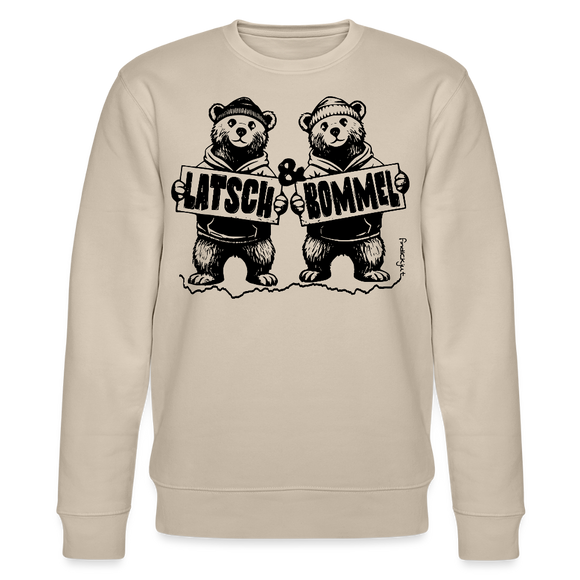 LATSCH & BOMMEL-Unisex Bio-Sweatshirt - Beige