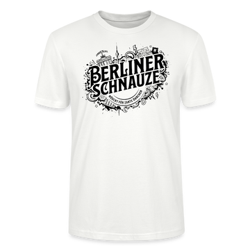BERLINER SCHNAUZE- Unisex T-Shirt BIO - Weiß