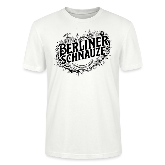 BERLINER SCHNAUZE- Unisex T-Shirt BIO - Weiß