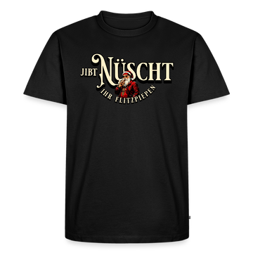 Weihnachten in Berlin 25-JIBT NÜSCHT-Männer Premium BIO T-Shirt - Schwarz