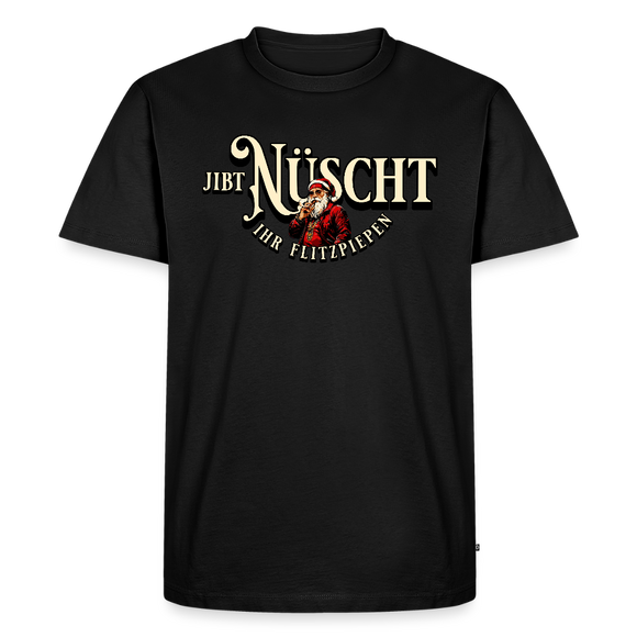 Weihnachten in Berlin 25-JIBT NÜSCHT-Männer Premium BIO T-Shirt - Schwarz