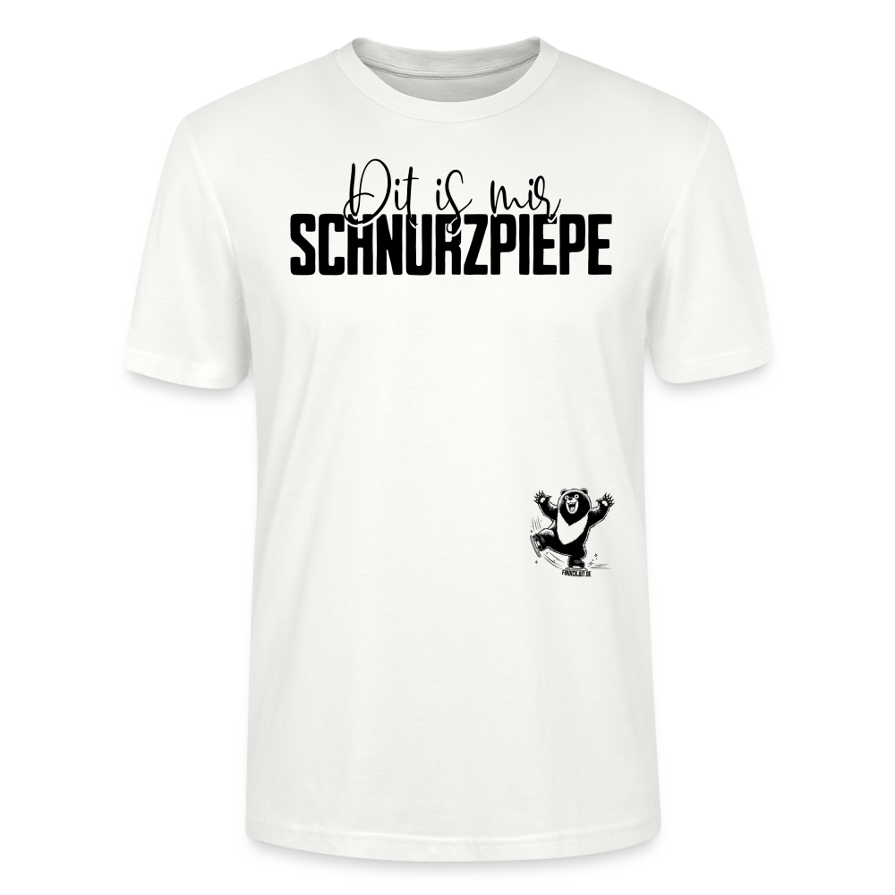 SCHNURZPIEPE - Unisex T-Shirt Bio - Weiß