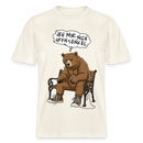 Berliner Bär mit Spruch-JEH MIR NICH UFFN SENKEL- RELAXED FIT Unisex Organic T-Shirt - Naturweiß 