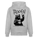 TACHCHEN BERLINER - Unisex Bio-Hoodie-backprint - Grau meliert-Original Berliner Schnauze