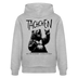 TACHCHEN BERLINER - Unisex Bio-Hoodie-backprint - Grau meliert-Original Berliner Schnauze