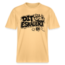 Berlin Shirt mit Spruch-DIT ESKALIERT EH- RELAXED FIT Unisex Bio T-Shirt - Hellgelb