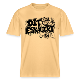 Berlin Shirt mit Spruch-DIT ESKALIERT EH- RELAXED FIT Unisex Bio T-Shirt - Hellgelb