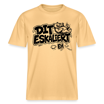Berlin Shirt mit Spruch-DIT ESKALIERT EH- RELAXED FIT Unisex Bio T-Shirt - Hellgelb