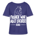 FRÜHER WAR ALLET LEICHTER-ICK OOCH-Rundhals Frauen Bio-T-Shirt - Dämmerung