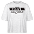 VERFATZ DA VOM JELÄNDE-Frauen Boxy Bio-T-Shirt - Weiß meliert