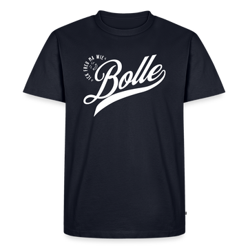 ICK FREU MA WIE BOLLE-Männer Premium BIO T-Shirt - Navy