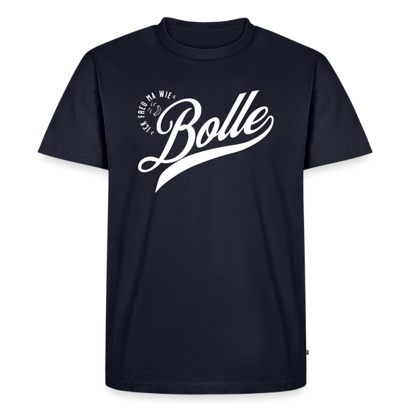 ICK FREU MA WIE BOLLE-Männer Premium BIO T-Shirt - Navy