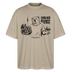 Berlin Souvenir mit Spruch-NEESE-Oversized Unisex Bio T-Shirt - Steingrau