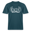 ICKE- RELAXED FIT Unisex Organic T-Shirt mit echt Berliner Schnauze - Dunkles Petrol