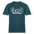 ICKE- RELAXED FIT Unisex Organic T-Shirt mit echt Berliner Schnauze - Dunkles Petrol