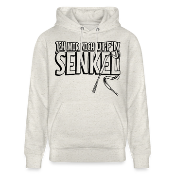 JEH MIR NICH UFFN SENKEL-Unisex Bio-Hoodie - Beige meliert
