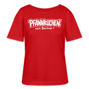 Berlin Shirt-PFANNKUCHEN nich Berliner-Rundhals Frauen Bio-T-Shirt - Rot