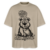 DU SCHNALLST JAR NÜSCHT-Oversized Unisex Bio T-Shirt - Steingrau