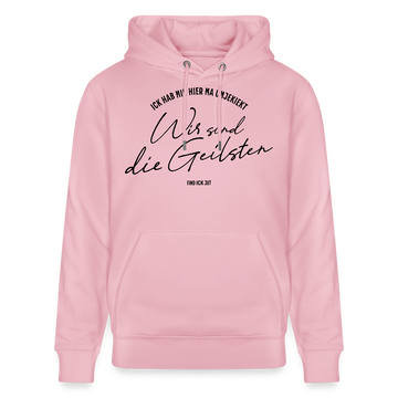 WIR SIND DIE GEILSTEN-Berlin26-Unisex Bio-Hoodie - Hellrosa