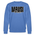 MAUSI UND MOTTE-Unisex Bio-Sweatshirt - Blau