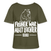 FRÜHER WAR ALLET LEICHTER-ICK OOCH-Rundhals Frauen Bio-T-Shirt - Khaki