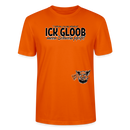 ICK GLOOB MEEN SCHWEIN PFEIFT-Unisex T-Shirt BIO - Tieforange