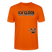 ICK GLOOB MEEN SCHWEIN PFEIFT-Unisex T-Shirt BIO - Tieforange