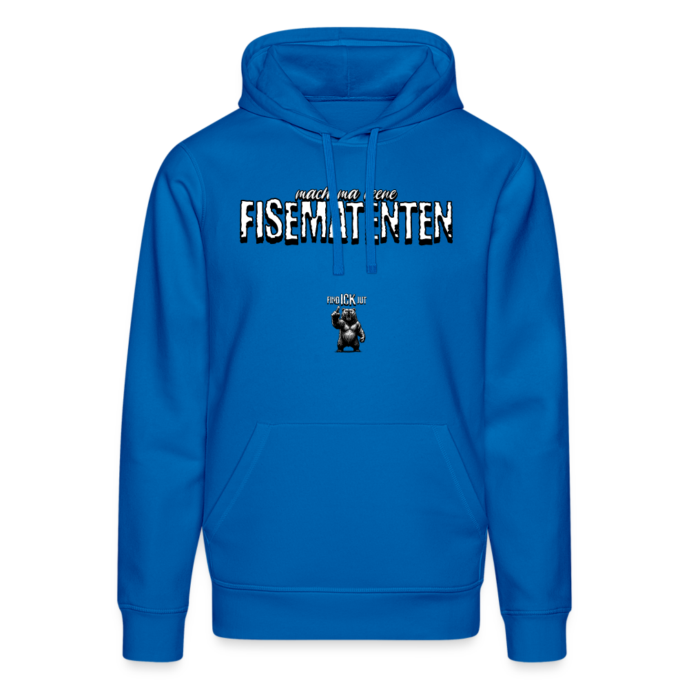 FISEMATENTEN-Bio-Hoodie unisex - Königsblau