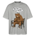 Berliner Bär und Spruch-JEH MIR NICH UFFN SENKEL-Oversized Unisex Bio T-Shirt - Grau meliert
