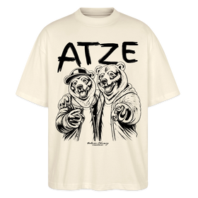 ATZE-Berlin Shirt-Oversized Unisex Bio T-Shirt - Natur