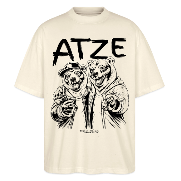 ATZE-Berlin Shirt-Oversized Unisex Bio T-Shirt - Natur