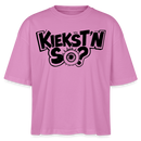Berlin Shirt mit Berliner Schnauze -KIEKSTN SO?Frauen Boxy Bio-T-Shirt - Pink