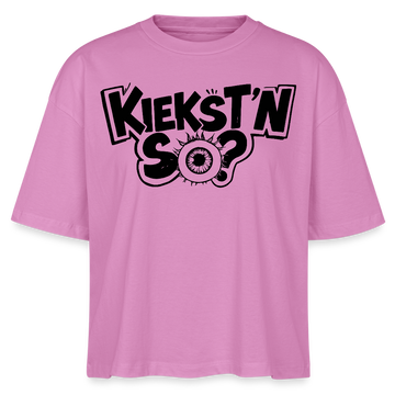 Berlin Shirt mit Berliner Schnauze -KIEKSTN SO?Frauen Boxy Bio-T-Shirt - Pink