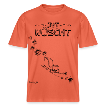 Weihnachten in Berlin 25-JIBT NÜSCHT-unisex Relaxed Fit Bio-T-Shirt II - Hellrot