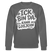 ICK BIN DA, KANN LOSJEHN-Unisex Bio-Sweatshirt II-mit Berliner Spruch - Anthrazit
