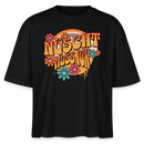 BERLINER RETRO-NÜSCHT MUSS ICK-Frauen Boxy Bio-T-Shirt - Schwarz