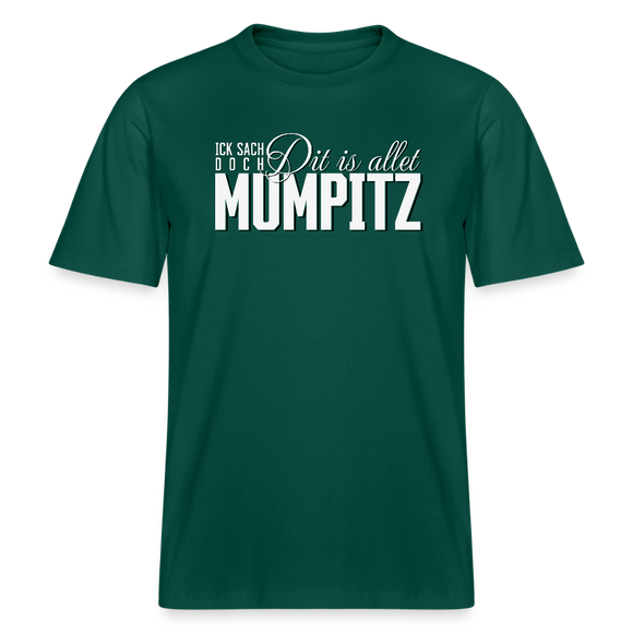 MUMPITZ-Relaxed Fit Unisex Bio-T-Shirt-dunkel - Forest