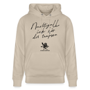 NACHTIGALL ICK HÖR DIR TRAPSEN-Unisex Bio-Hoodie - Beige