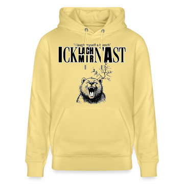 ICK LACH MIR N AST-Unisex Bio-Hoodie - Gelb Viva 