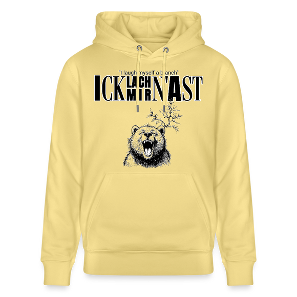 ICK LACH MIR N AST-Unisex Bio-Hoodie - Gelb Viva 