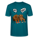 Berliner Bär Shirt mit Berliner Schnauze-WATN?NÜSCHT!-Unisex T-Shirt - Ozeanblau