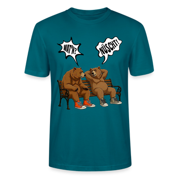 Berliner Bär Shirt mit Berliner Schnauze-WATN?NÜSCHT!-Unisex T-Shirt - Ozeanblau